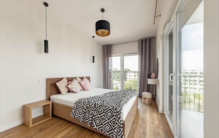 Dwupoziomowy apartament z tarasami i widokiem na zieleń mieszkanie Warszawa, Białołęka, Aluzyjna