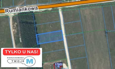 działka na sprzedaż 980m2 działka Chmielnik, Śladków Mały