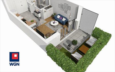 Zapraszam do inwestycyjnego mieszkania 24,63 m² z systemem smart dom mieszkanie Gdańsk, Młyńska, Twarda