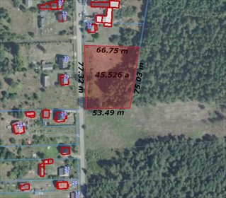 Działka 4500 m² pod osiedle lub dom z lasem - 6 km od Mniowa działka Podchyby