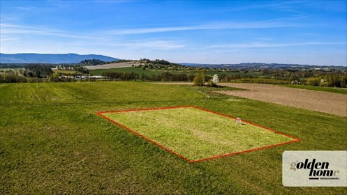 Działka z widokiem na góry, 1603 m², warunki zabudowy działka Krzewie Wielkie, Krzewie Wielkie