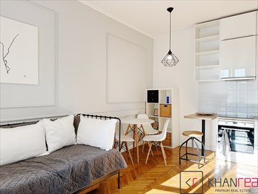 Urokliwe 34 m2 z balkonem w zabytkowej kamienicy mieszkanie Warszawa, Mokotów, Stary Mokotów, Kwiatowa