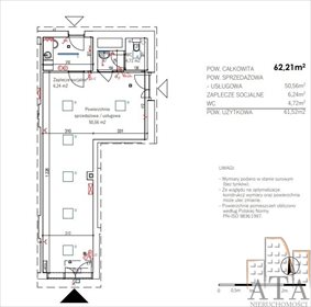 lokal użytkowy na sprzedaż 62m2 lokal użytkowy Wrocław, Borowska