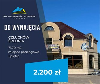 lokal użytkowy na wynajem 72m2 lokal użytkowy Człuchów, Średnia