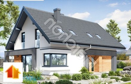 Nowoczesny dom w Krasnem z garażem i dużą działką dom Krasne