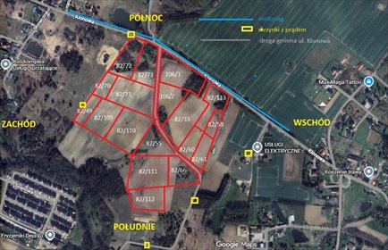 działka na sprzedaż 3012m2 działka Trąbki Wielkie, zła Wieś, Klonowa