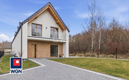 Nowoczesny bliźniak 137 m2 z kominkiem i ogrodem dom Straszyn, Cytrynowa