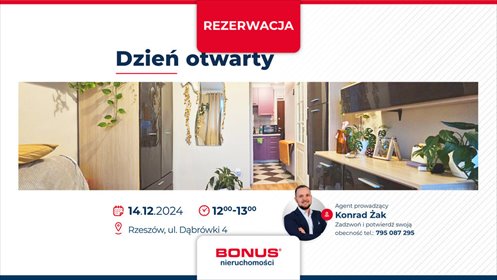 mieszkanie na sprzedaż 18m2 mieszkanie Rzeszów, Dąbrówki