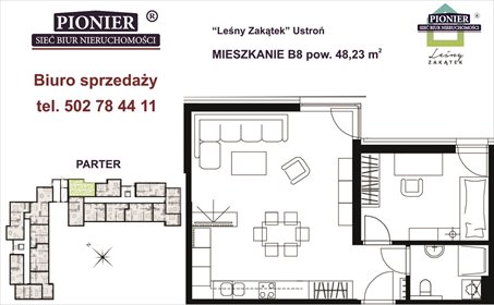 mieszkanie na sprzedaż 48m2 mieszkanie Ustroń, Hermanice