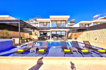 Luksusowa willa z basenem infinity i widokiem na morze dom Kalkan, Kalkan, Kaş, Antalya