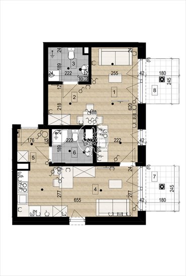 mieszkanie na sprzedaż 49m2 mieszkanie Bydgoszcz, Okole, Grunwaldzka