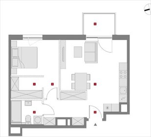 mieszkanie na sprzedaż 50m2 mieszkanie Warszawa, Ursus, Ryżowa