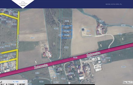 działka na sprzedaż 1000m2 działka Leźno