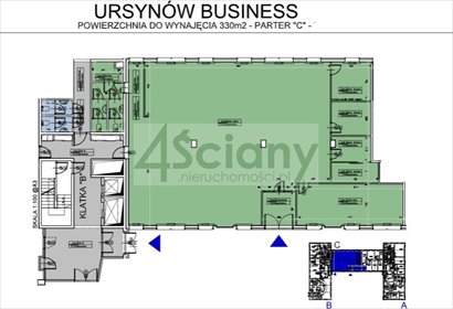Przestronny biurowiec 330 m² z parkingiem na Ursynowie. lokal użytkowy Warszawa, Ursynów