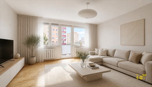Dwustronne 55m² z balkonem, ciche, blisko centrum mieszkanie Warszawa, Praga-Południe Gocław, gen. Leopolda Okulickiego