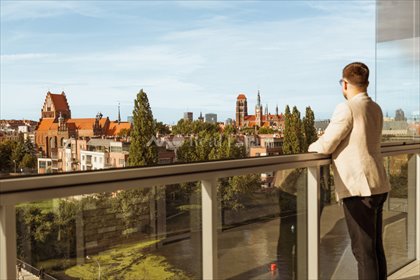 Zapraszam do apartamentu 99 m² z panoramicznym widokiem na Motławę mieszkanie Gdańsk, Śródmieście, Toruńska
