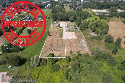 działka na sprzedaż 1741m2 działka Borek Szlachecki