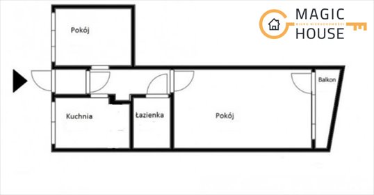 mieszkanie na sprzedaż 38m2 mieszkanie Gdańsk, Przymorze, Jagiellońska