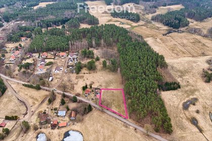 Działka pod lasem w Nowej Wsi, 3000 m2, media, cisza działka Nowa Wieś