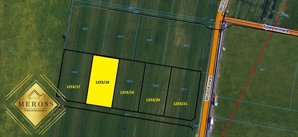 działka na sprzedaż 913m2 działka Mstów