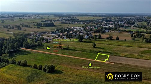 Do sprzedania działka 1116 m² z WZ i mediami w Krypnie działka Krypno Kościelne