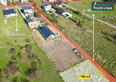 działka na sprzedaż 700m2 działka Brzeziny-Kolonia