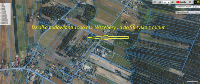 działka na sprzedaż 1000m2 działka Wszebory, Twórcza