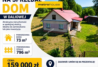 Urokliwy dom 72,5 m² w Daliowej z potencjałem. dom Daliowa
