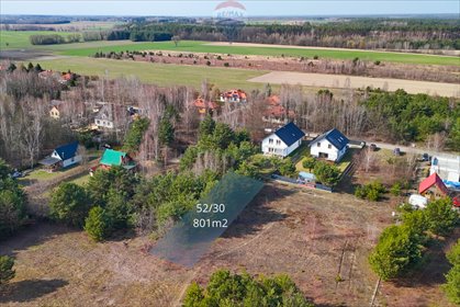 działka na sprzedaż 801m2 działka Błędowo, Brzozowa