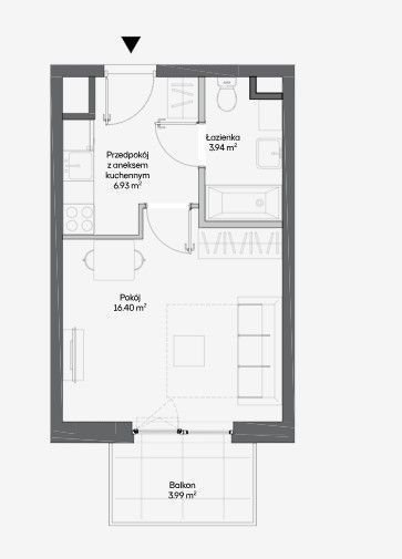 mieszkanie na sprzedaż 27m2 mieszkanie Warszawa, Włochy, Raków, Fajansowa