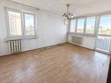 3-pokojowe mieszkanie 58 m² w Katowicach, do remontu, z windą polecam! mieszkanie Katowice, Załęże, Wincentego Janasa