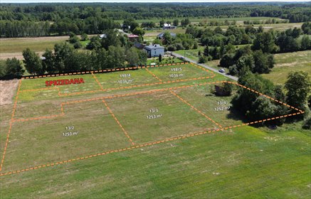 działka na sprzedaż 1036m2 działka Grabostów