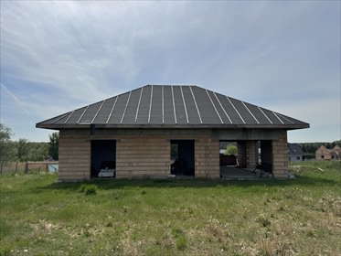 Nowoczesny dom parterowy w stanie surowym otwartym dom Poznań, Głuszyna, Głuszyna, Głuszyna