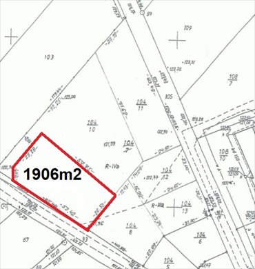 działka na sprzedaż 1906m2 działka Niechanowo, Boczna