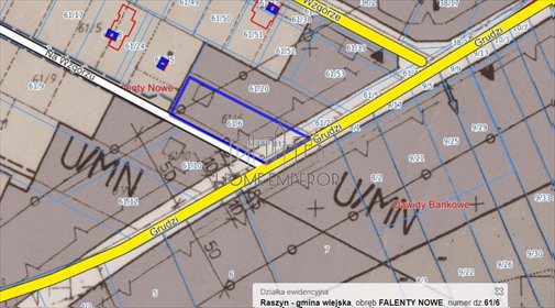 Działka 2000 m² w Falentach Nowych (Na Wzgórzu) z mediami działka Falenty Nowe, Na Wzgórzu