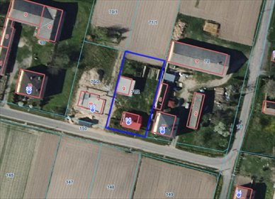 Działka budowlana 1059 m² z prądem i budynkami działka Wardzyn