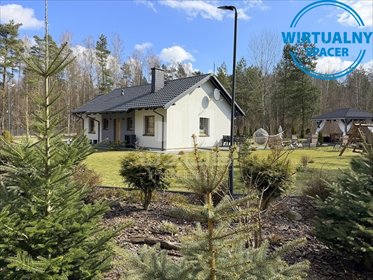 Nowoczesny dom 74m2 z kominkiem i ogrzewaniem podłogowym dom Góra