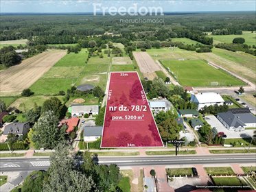 Działka 5200 m² pod zabudowę i usługi przy ul. Chopina działka Kampinos, Fryderyka Chopina