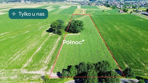 Duży grunt rolny 22 436 m² z dostępem do drogi działka Chudów