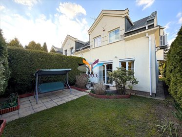 Segment skrajny 126 m2 z garażem, ogródkiem i klimatyzacją dom Warszawa, Białołęka, Henryków, Fletniowa