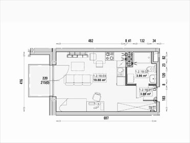 mieszkanie na sprzedaż 27m2 mieszkanie Wrocław, Stare Miasto, Gwarna