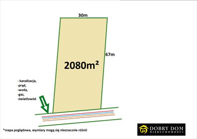 działka na sprzedaż 2080m2 działka Wasilków