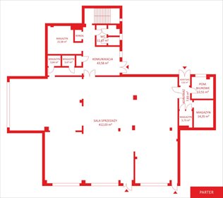 Przestronny lokal 554 m² z funkcjonalnym układem i potencjałem inwestycyjnym lokal użytkowy Gdańsk, Morena
