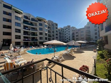 Apartament z balkonem i widokiem na basen w Avalon. mieszkanie Słoneczny Brzeg, Avalon
