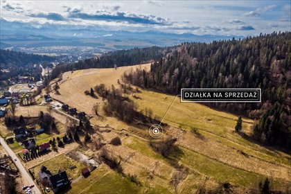 działka na sprzedaż 2255m2 działka Łopuszna, Zarębek Niżni