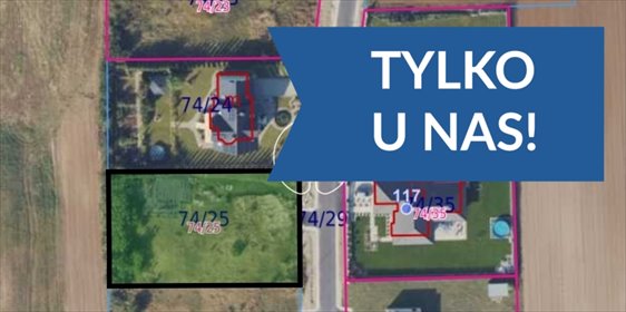 działka na sprzedaż 1487m2 działka Wolice