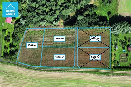 działka na sprzedaż 1078m2 działka Piaskowiec