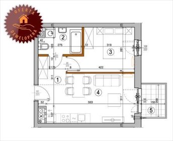 Sprzedam nowoczesne 2-pokojowe mieszkanie 42 m² w Rembertowie mieszkanie Warszawa, Rembertów, Nowy Rembertów, Chełmżyńska