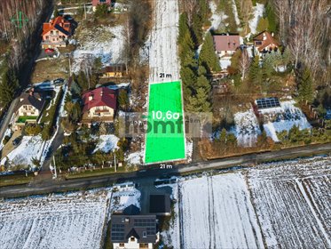 Działka budowlana 10,6 ar z mediami, blisko Krakowa działka Maszków