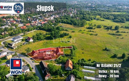 Działka inwestycyjna 3020 m² z zabytkowymi budynkami w Słupsku działka Słupsk, Sportowa
